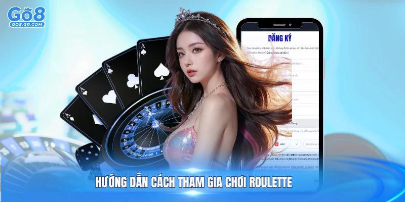 Tham gia roulette trực tuyến tại sàn cược GO8 vô cùng đơn giản với quy trình đăng ký nhanh chóng và thuận tiện